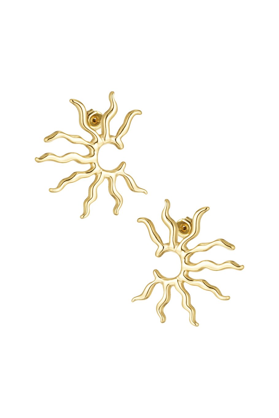 Sunny glow earrings - Silver Color color 