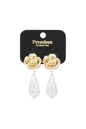 Eternal rose earrings - Gold color h5 Picture3