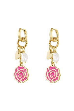 Earrings forever rose - Fuchsia h5 