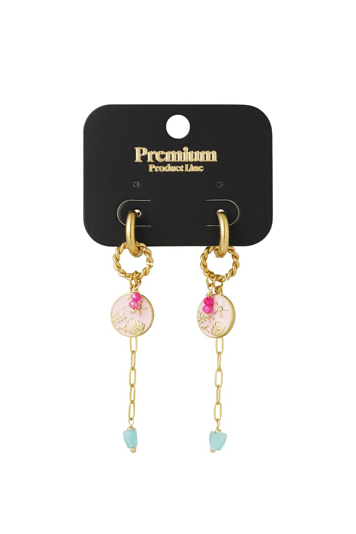 Dazzling day earrings - Pink Picture3