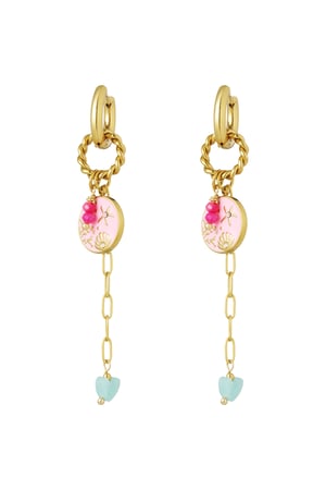 Dazzling day earrings - Pink h5 