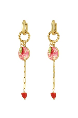 Dazzling day earrings - Fuchsia h5 