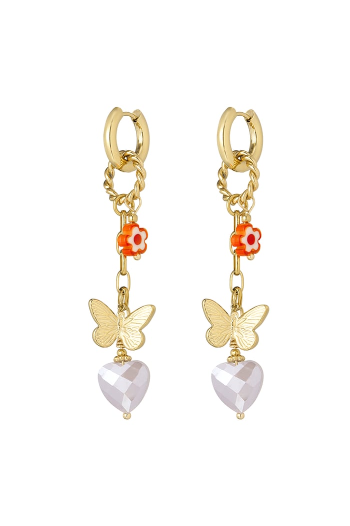 Earrings twinkle charm - Gold color 