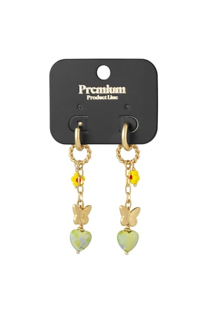 Earrings twinkle charm - Green h5 Picture3