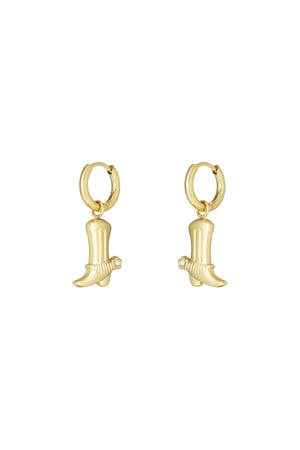 Cowboy earrings - Gold color h5 