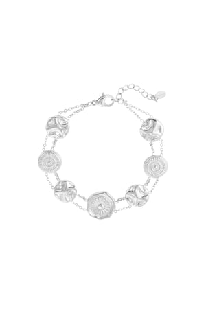 Lucky coin bracelet - Silver Color color h5 