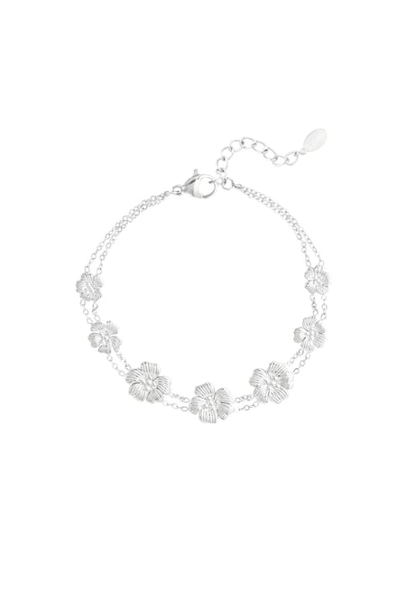 Daisy delight bracelet - Silver Color color 2