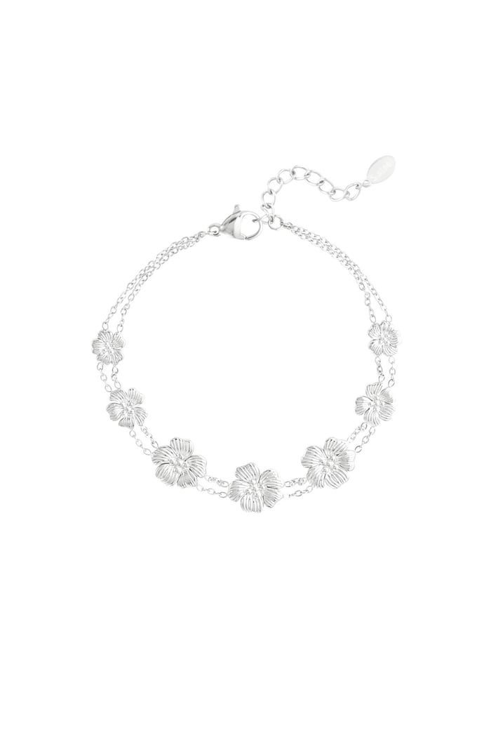 Daisy Delight Armband - Silberfarbe 