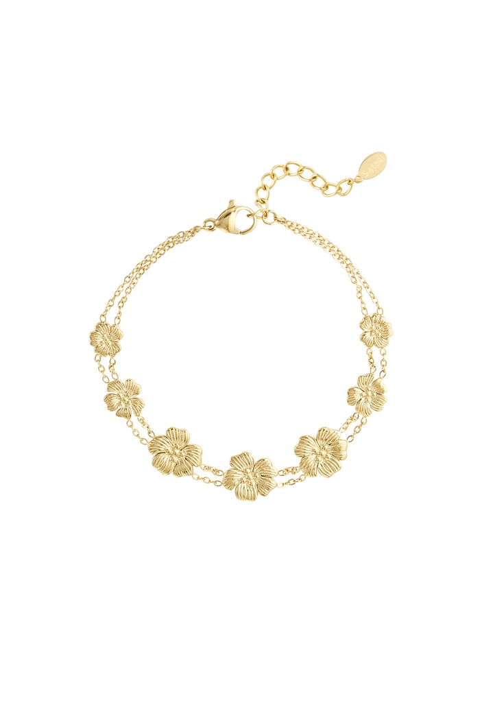 Daisy Delight Armband - Goldfarbe 