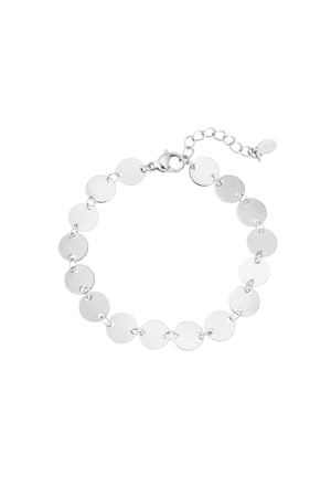 Linked circles bracelet - Silver Color color h5 