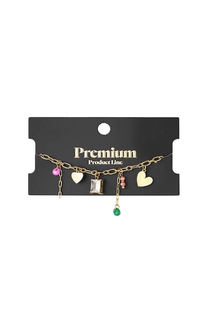 Delightful dangles bracelet - Gold color Picture3