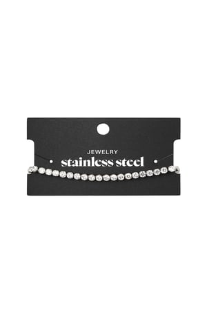 Schimmerndes Diamantarmband - Silberfarbe h5 Bild3