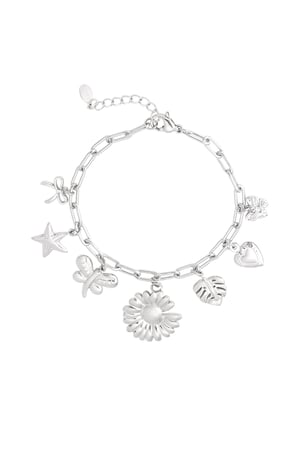 Botanical bliss bracelet - Silver Color color h5 