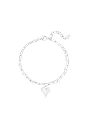 Loving layers bracelet - Silver Color color h5 