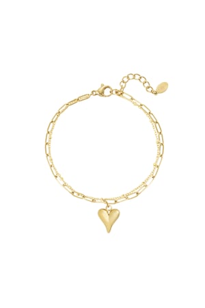 Loving layers bracelet - Gold color h5 