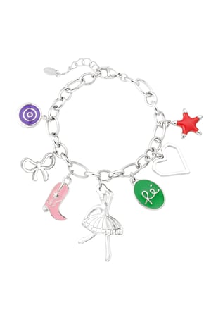 Twinkle charms bracelet - Silver Color color h5 