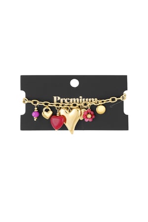 Charm bracelet charm & chill - Fuchsia h5 Picture2