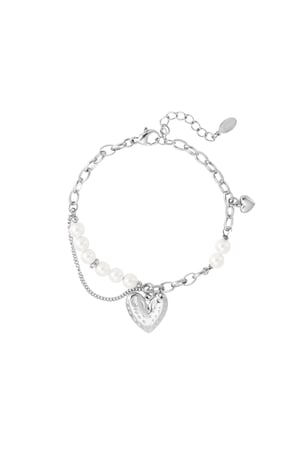 Bracelet very in love - Silver Color color h5 