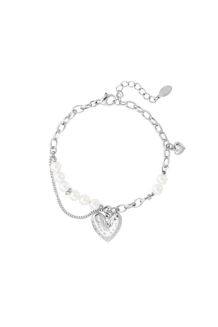 Bracelet very in love - Silver Color color 