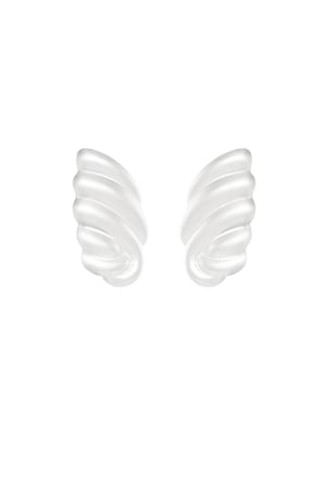 Glam stud earrings - Silver Color color h5 