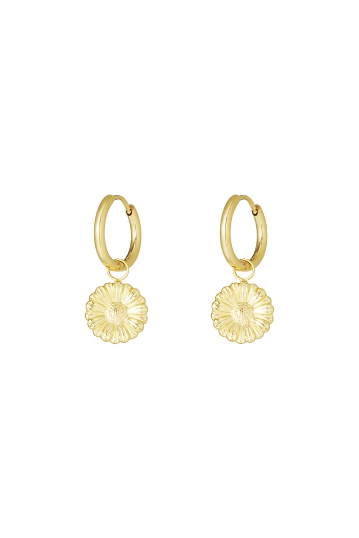 Flora charm earrings - Gold color 