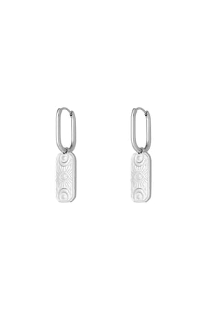 Magic mist earrings - Silver Color color h5 