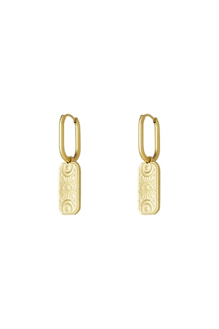 Magic mist earrings - Gold color 2