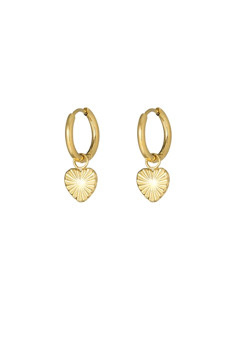 Pure love earrings - Gold color 2