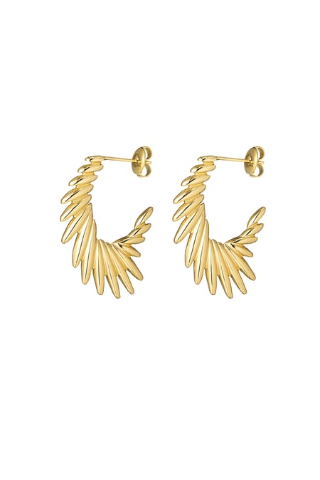 Refined hoops - Gold color 2