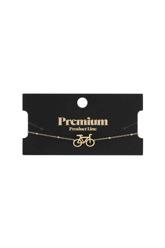 Fahrrad-Chic-Armband - Goldfarbe Bild3