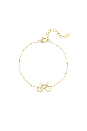 Fahrrad-Chic-Armband - Goldfarbe h5 