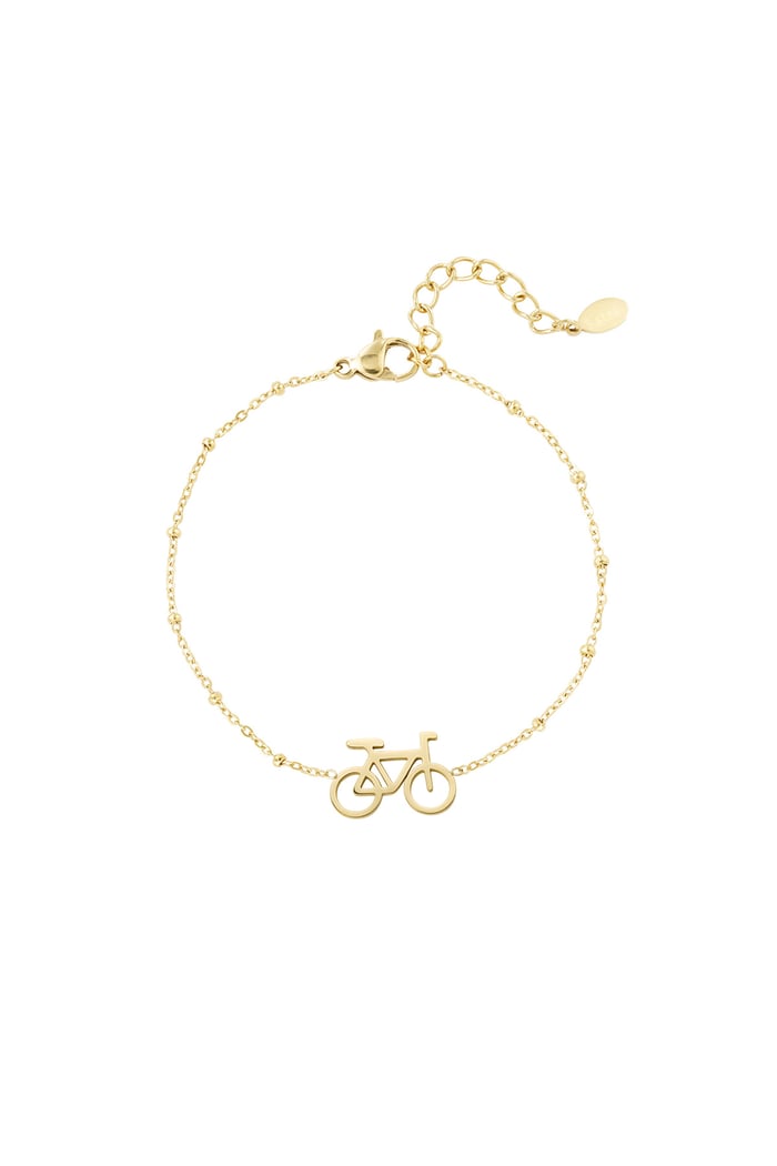 Fahrrad-Chic-Armband - Goldfarbe 