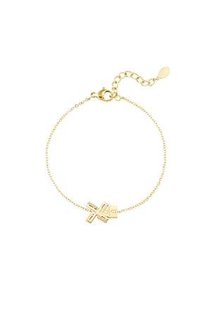 Dutch windmill bracelet - Gold color h5 