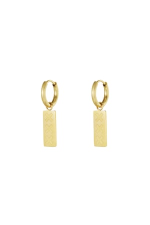 Amsterdam X earrings - Gold color h5 