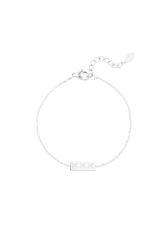 Amsterdam X bracelet - Silver Color color 