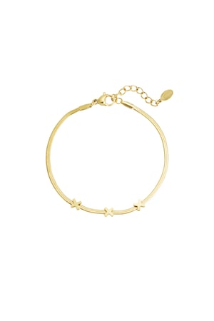 Triple X Amsterdam bracelet - Gold color h5 