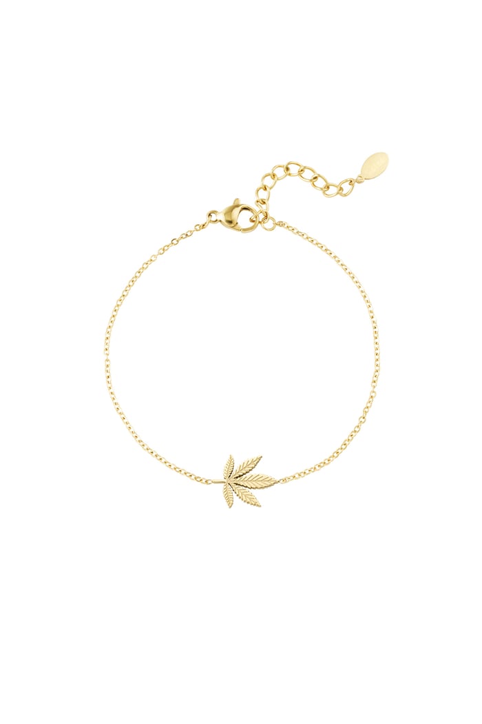 Canna bliss bracelet - Gold color 