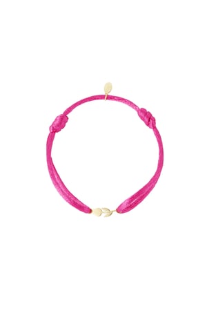 Satin bracelet tulip - fuchsia h5 