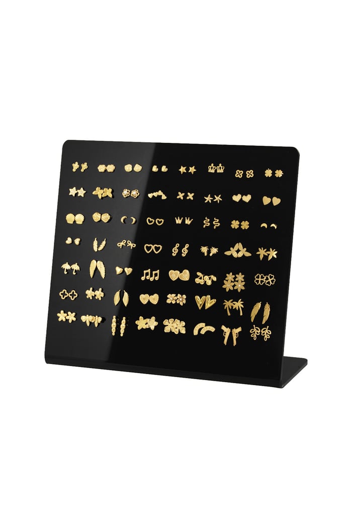 earring display set - Gold color 