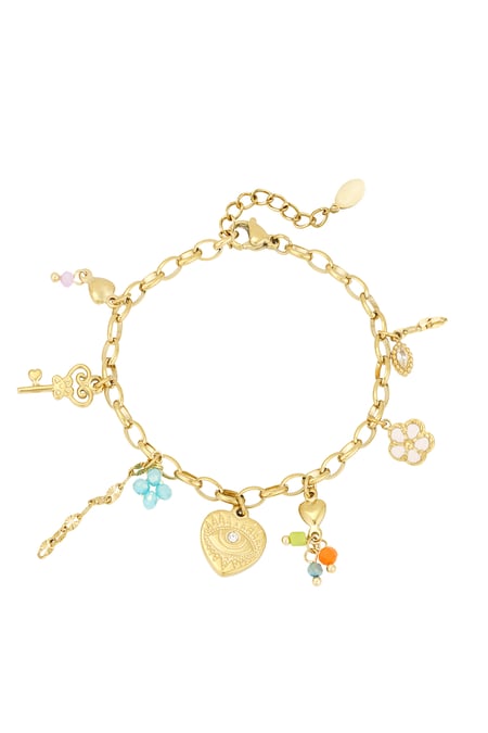 Bracelet Secret Love - Couleur or 2