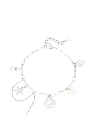 Ocean treasure bracelet - Silver color h5 