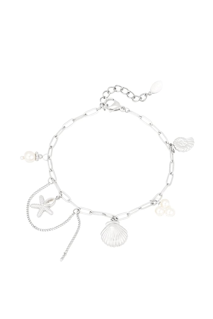 Ocean treasure bracelet - Silver color 