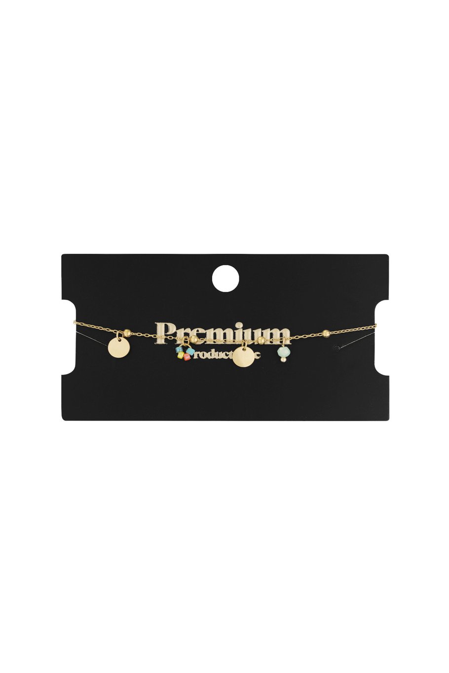 Armband mit farbigen Pop-Münzen – Farbe Gold h5Bild2