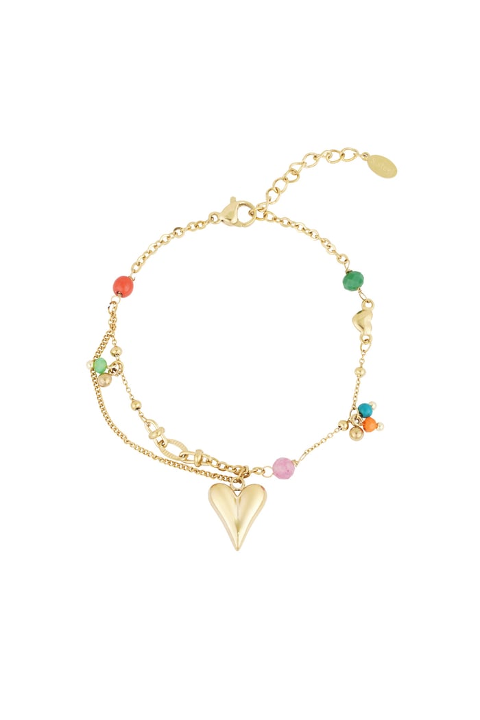 Bracelet love party - Gold color 