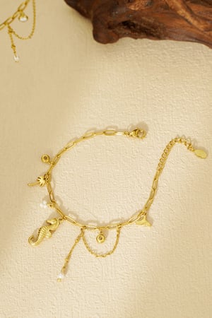 Ocean vibe bracelet - Gold color h5 Picture3