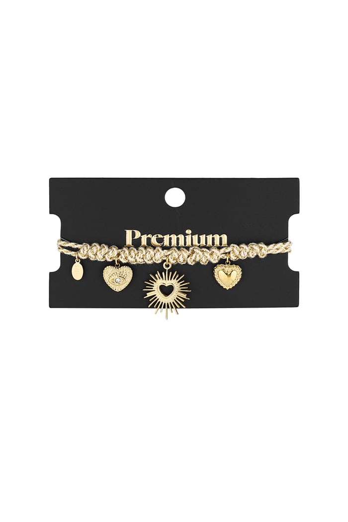 Tied with love bracelet - Beige and gold color Picture3