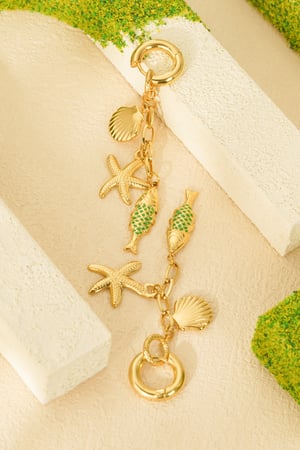 Earrings sea world - Gold color h5 Picture4