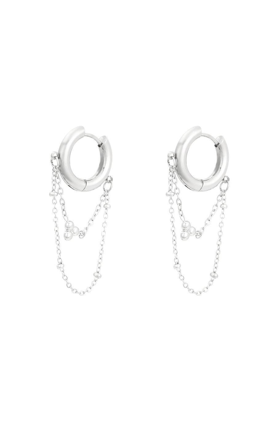 earrings chained up 