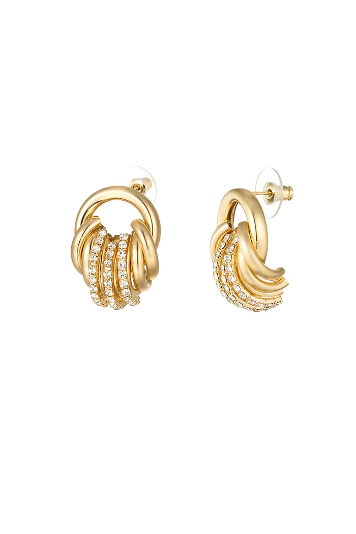 Earrings party must - Gold color 