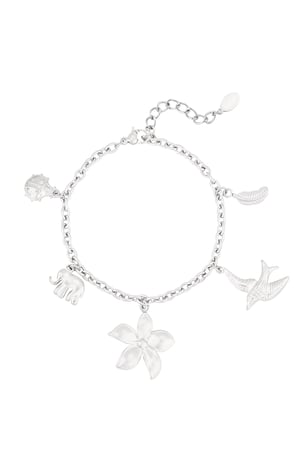 Charm-Armband Spirit of Nature - Silberfarben h5 